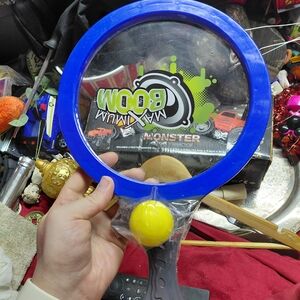 paddle ball game set, POOF Max Boom Racket Set With Ball 1 And 1 Racket